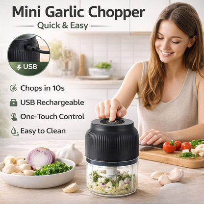 Electric Mini Garlic Chopper